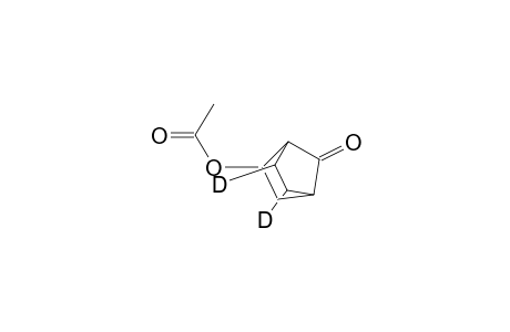 Bicyclo[2.2.1]heptan-7-one-2,3-D2, 5-(acetyloxy)-, (exo,exo,exo)-