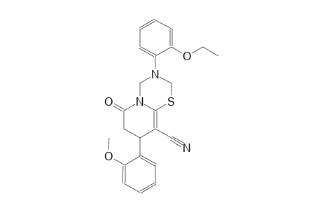 2H,6H-pyrido[2,1-b][1,3,5]thiadiazine-9-carbonitrile, 3-(2-ethoxyphenyl)-3,4,7,8-tetrahydro-8-(2-methoxyphenyl)-6-oxo-