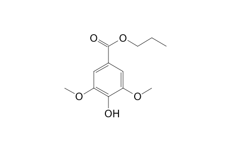 syringic acid, propyl ester