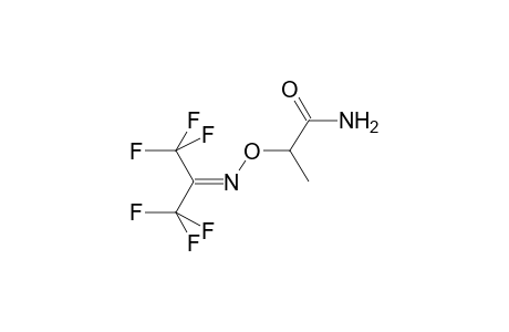 HEXAFLUOROACETONE, O-(1-CARBAMOYLETHYL)OXIME