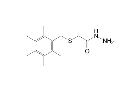 [(2,3,4,5,6-pentamethylbenzyl)thio]acetic acid, hydrazide