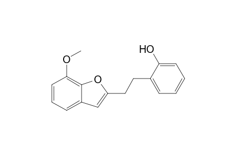 2-[2-(2-Hydroxyphenyl)ethyl]-7-methoxybenzo[b]-furan