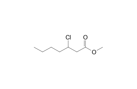 3-chloroheptanoic acid, methyl ester
