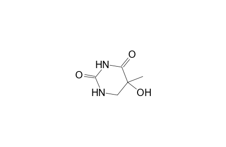 2,4(1H,3H)-Pyrimidinedione, dihydro-5-hydroxy-5-methyl-