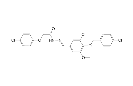 N'-((E)-{3-chloro-4-[(4-chlorobenzyl)oxy]-5-methoxyphenyl}methylidene)-2-(4-chlorophenoxy)acetohydrazide