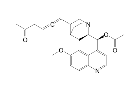 (3R,4S,8R,9S,10Z)-9-Acetoxy-11-[(4E)-3-oxobutylidene]-6'-methoxycinchonan