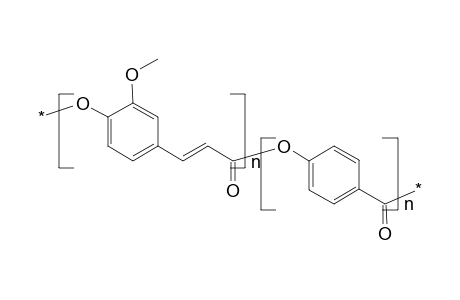 Poly[oxy-(2-methoxy-1,4-phenylenevinylenecarbonyl-co-oxy-1,4-benzoyl)]
