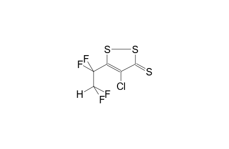 4-CHLORO-5-(1,1,2,2-TETRAFLUOROETHYL)-1,2-DITHIOLEN-3-THIONE