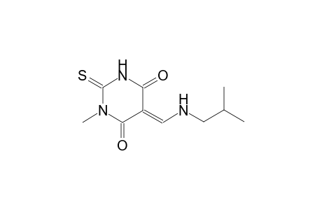 (5E)-5-[(isobutylamino)methylene]-1-methyl-2-thioxodihydro-4,6(1H,5H)-pyrimidinedione