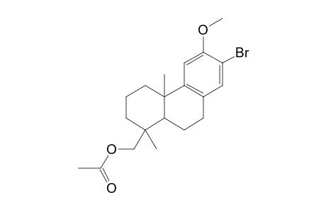 19-acetyloxy-13-bromo-12-methoxypodocarpa-8,11,13-triene