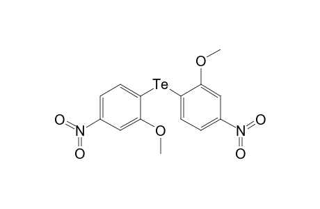 bis( 2-Methoxy-4-nitrophenyl) telluride