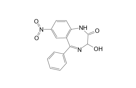 2H-1,4-Benzodiazepin-2-one, 1,3-dihydro-3-hydroxy-7-nitro-5-phenyl-