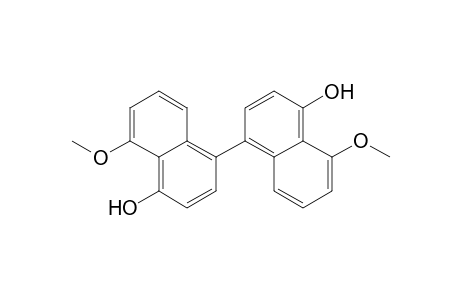 4-(4-hydroxy-5-methoxy-1-naphthalenyl)-8-methoxy-1-naphthalenol