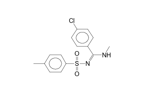 N-(alpha-methylamino-4-chlorobenzylidene)tosylamide