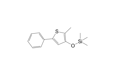 2-Methyl-5-phenyl-3-(trimethylsilyloxy)thiophene