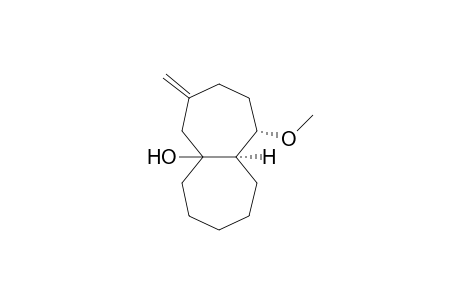 1-Hydroxy-3-methylene-6.alpha.-methoxy-7.alpha.H-bicyclo[5.5.0]dodecane