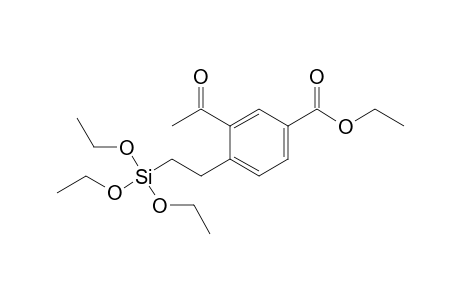 Ethyl 3-acetyl-4-[2-(triethoxysilyl)ethyl]benzoate