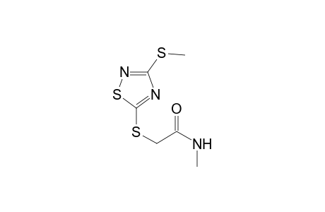 Acetamide, N-methyl-2-[[3-(methylthio)-1,2,4-thiadiazol-5-yl]thio]-