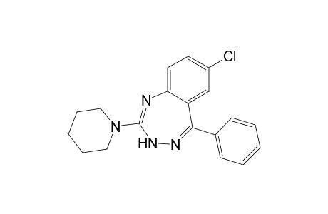 7-Chloro-2-(1-piperidyl)-5-phenyl-3H-1,3,4-benzotriazepine