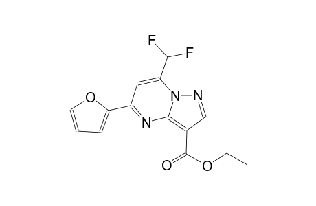 ethyl 7-(difluoromethyl)-5-(2-furyl)pyrazolo[1,5-a]pyrimidine-3-carboxylate