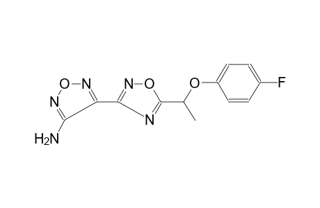 1,2,5-Oxadiazol-3-amine, 4-[5-[1-(4-fluorophenoxy)ethyl]-1,2,4-oxadiazol-3-yl]-