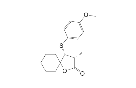 (1R,2R)-1-(4-methoxyphenyl)sulfanyl-2-methyl-4-oxaspiro[4.5]decan-3-one