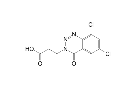 1,2,3-Benzotriazine-3(4H)-propanoic acid, 6,8-dichloro-4-oxo-