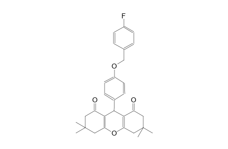 1H-xanthene-1,8(2H)-dione, 9-[4-[(4-fluorophenyl)methoxy]phenyl]-3,4,5,6,7,9-hexahydro-3,3,6,6-tetramethyl-