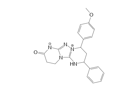 4-(4-Methoxyphenyl)-8-oxo-2-phenyl-1,2,3,4,9,10-hexahydro-8H-[1,2,4]triazolo[1,5-a:4,3-a']dipyrimidin-5-ium-7-ide