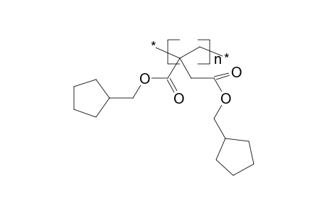 Poly(dicyclopentylmethyl itaconate)
