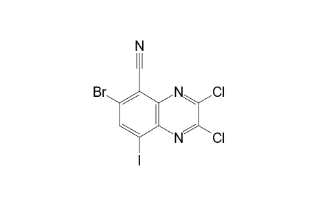 6-bromo-2,3-dichloro-8-iodoquinoxaline-5-carbonitrile