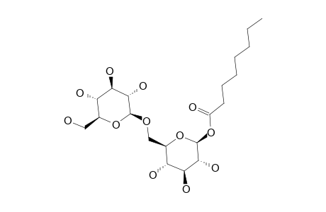 6-O-(BETA-D-GLUCOPYRANOSYL)-1-O-OCTANOYL-BETA-D-GLUCOPYRANOSE