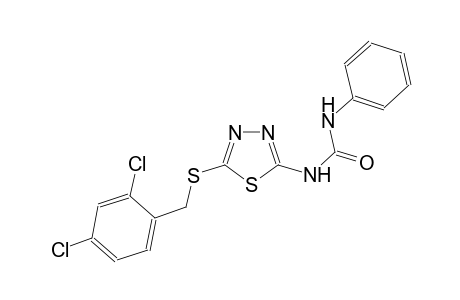 N-{5-[(2,4-dichlorobenzyl)sulfanyl]-1,3,4-thiadiazol-2-yl}-N'-phenylurea