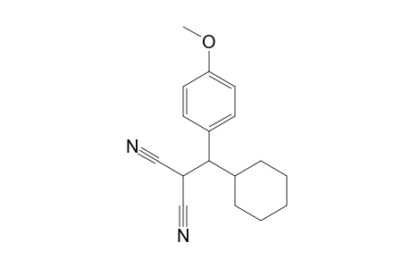 2-[cyclohexyl-(4-methoxyphenyl)methyl]malononitrile
