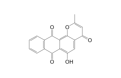 2-Methyl-6-oxidanyl-naphtho[2,3-h]chromene-4,7,12-trione