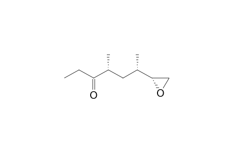 3-Heptanone, 4-methyl-6-oxiranyl-, [2R*(4R*,6S*)]-(.+-.)-