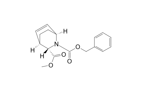 2-Azabicyclo[2.2.2]oct-5-ene-2,3-dicarboxylic acid, 3-methyl 2-(phenylmethyl) ester, (1.alpha.,3.beta.,4.alpha.)-