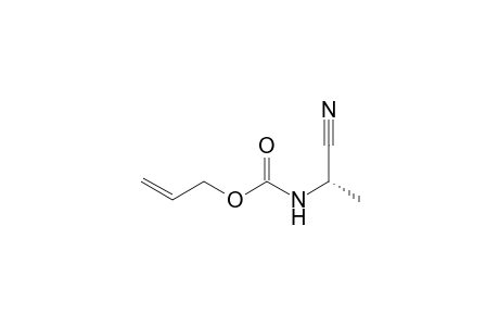 Carbamic acid, (1-cyanoethyl)-, 2-propenyl ester, (S)-