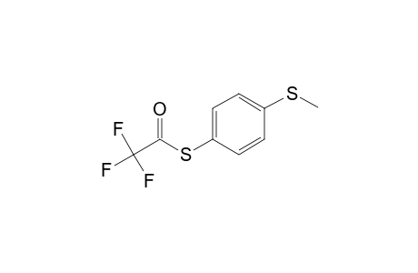 4-(Methylsulfanyl)thiophenol, S-trifluoroacetyl-