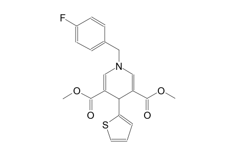 dimethyl 1-(4-fluorobenzyl)-4-(2-thienyl)-1,4-dihydro-3,5-pyridinedicarboxylate