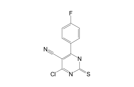 6-(PARA-FLUOROPHENYL)-4-CHLORO-2-THIOXO-1,2-DIHYDROPYRIMIDINE-5-CARBONITRILE