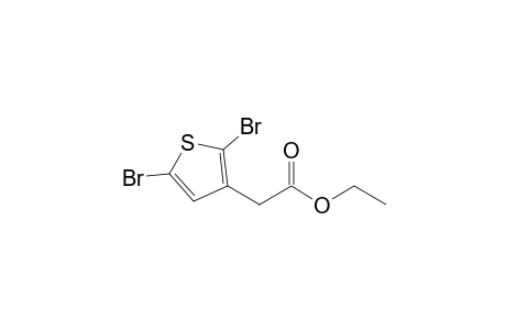 2-(2,5-dibromo-3-thienyl)acetic acid ethyl ester