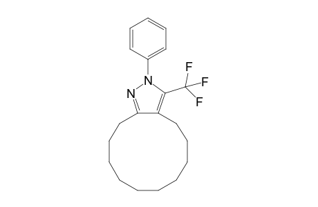 2-Phenyl-3-(trifluoromethyl)-4,5,6,7,8,9,10,11,12,13-decahydro-2H-cyclododeca[c]pyrazole