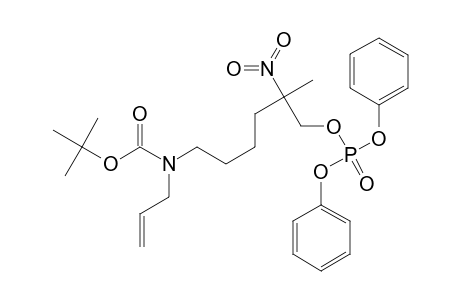 6-[N-ALLYL-N-(TERT.-BUTYLOXYCARBONYL)]-AMINO-2-METHYL-2-NITRO-1-(DIPHENYLPHOSPHATOXY)-HEXANE