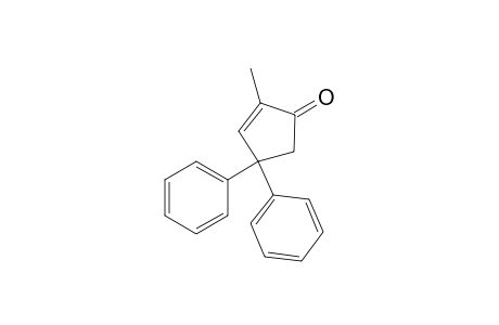 2-Methyl-4,4-diphenyl-1-cyclopent-2-enone