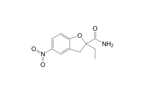 2-Ethyl-5-nitro-3H-1-benzofuran-2-carboxamide