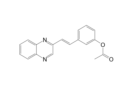 2-(3-Oxyacetylstyryl)quinoline
