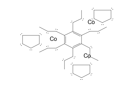 Tris(cyclopentadienyl-cobalt)-hexapropenylbenzene