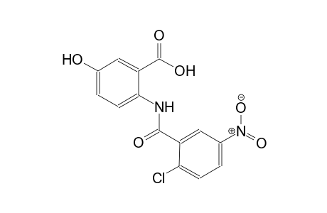 2-[(2-chloro-5-nitrobenzoyl)amino]-5-hydroxybenzoic acid