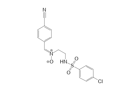 C-(4-Cyanophenyl)-N-[2-(4'-chlorophenylsulphonamido)ethyl]nitrone
